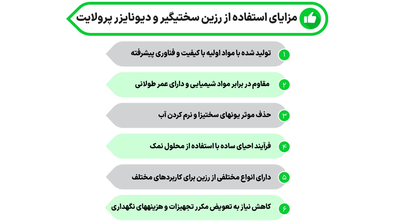 مزایای رزین پرولایت